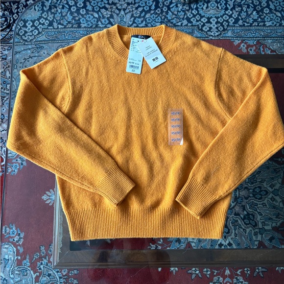 Uniqlo Sweaters - NWT Uniqlo Mustard Yellow Knit Wool sweater